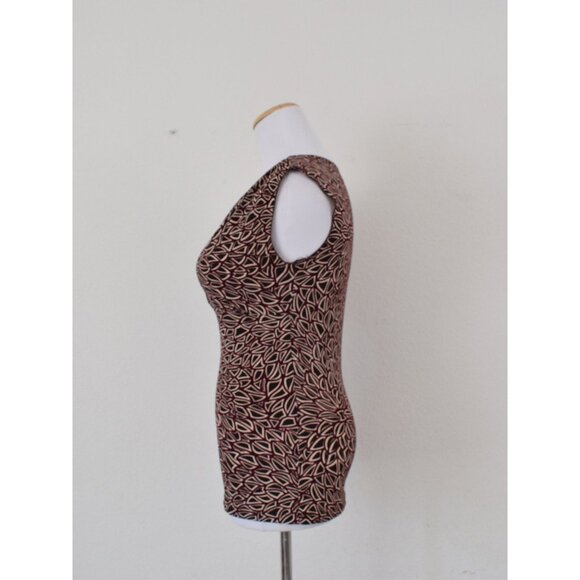 Vintage 90s Pullover Wrap Abstract‎ Blouse | size Medium - Picture 2 of 10